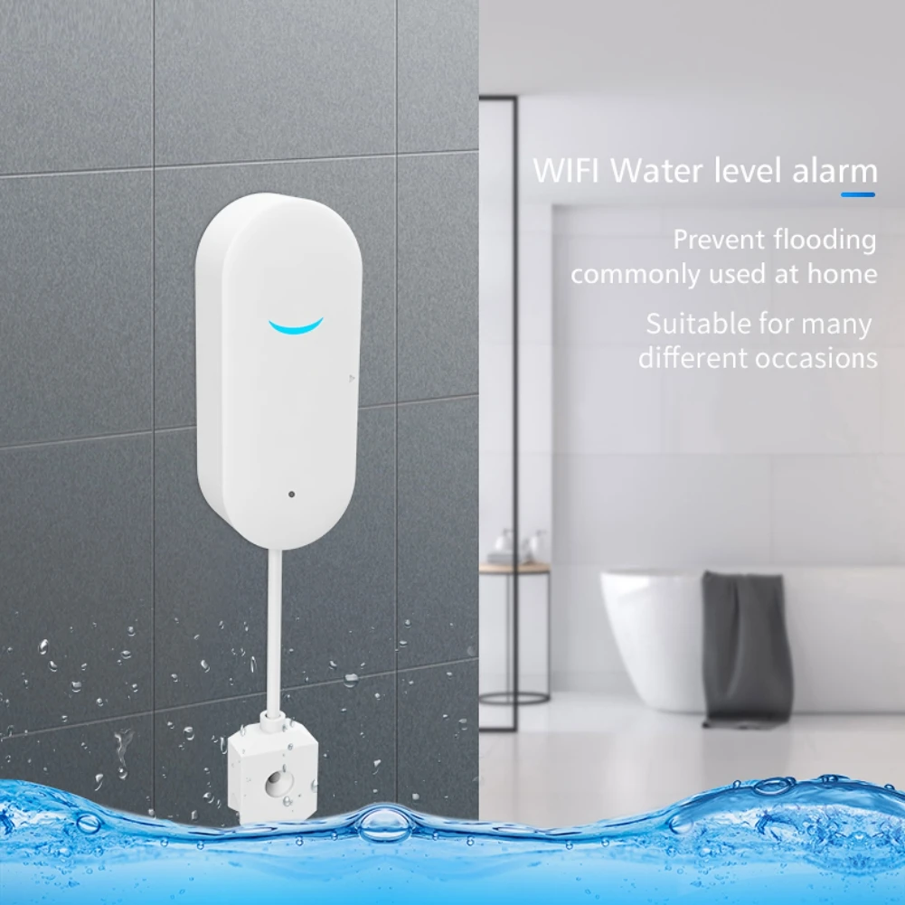 

WIFI Water Leak Sensor Detector SW100 WiFi Leak Sensor Home Alarm Water Leakage Alarm Independent Smart Life APP Easy Install