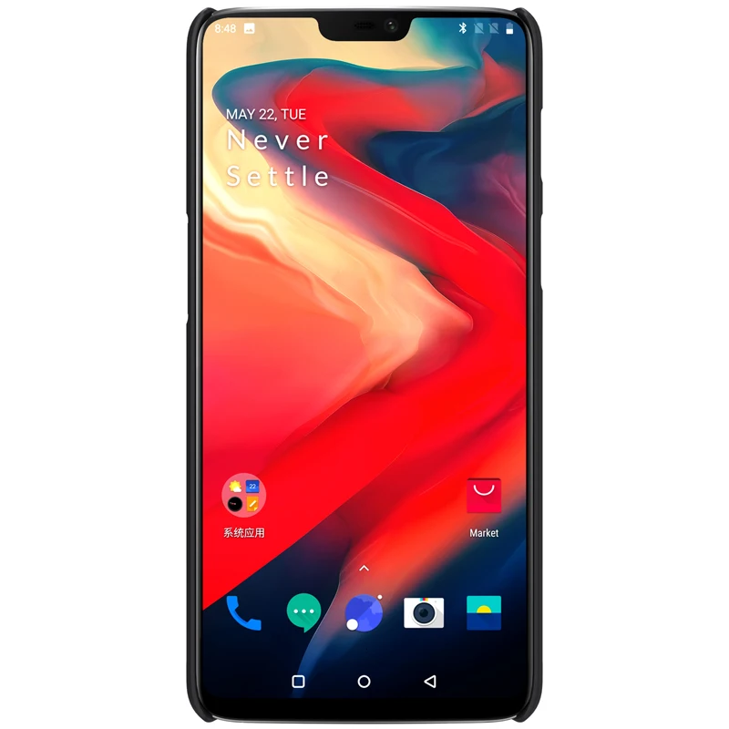 Для Oneplus 6 чехол матовый чехол NILLKIN для Oneplus 6 Чехол твердый пластиковый чехол на заднюю панель для One plus 6 с подарком
