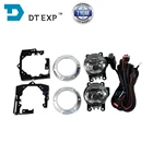 Набор светодиодных противотуманных фар DRL 2007-2010 для Outlander, противотуманные фары для Airtrek, крышка лампы, поддержка провода переключателя Mn142091 6321a043 6400a739