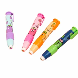 Милый портативный ластик с фруктовым узором, съемный ластик для учеников, креативные школьные и офисные принадлежности, новые канцелярские принадлежности для обучения