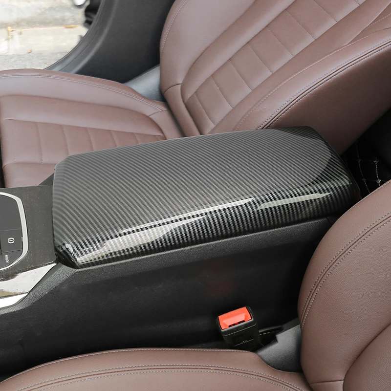 

Аксессуары для BMW 3 серии G20 G28, подлокотник из углеродного волокна для хранения и поддержания порядка, защитные наклейки, чехлы, отделка салона автомобиля, Стайлинг автомобиля