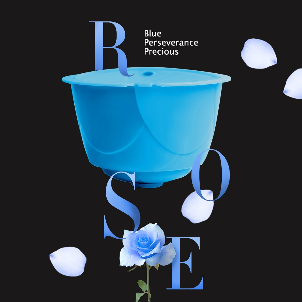 Blue Для Dolce Gusto 3rd поколения Кофе Capsule чашка фильтра многоразового многоразовые Кофе dripper Чай корзины заполнить Структура фильтр капсулы для кофемашины - Цвет: Blue