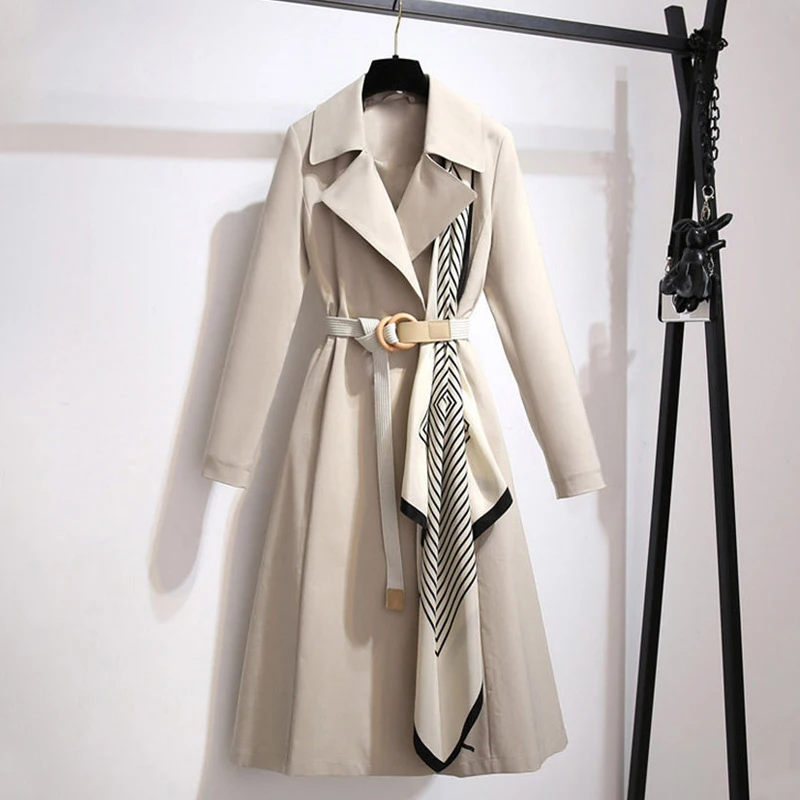 Зимняя Офисная женская элегантная смесь женские корейские модные длинные пальто