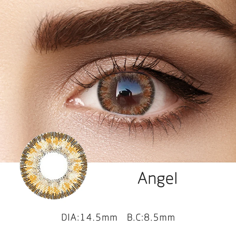 

Colored Contacts for Dark Eyes Lenses Non Prescription Cosplay Halloween Natural Color White Crazy Eyeshare