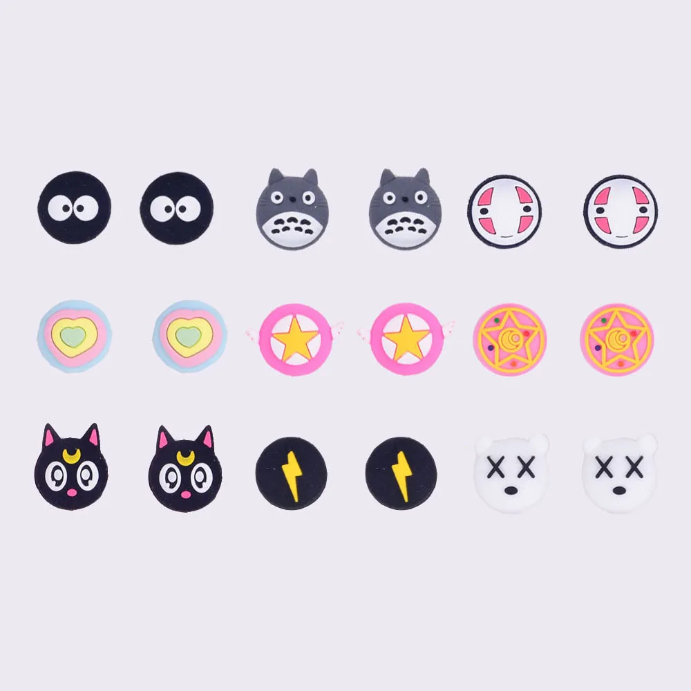 Мягкий защитный чехол с мультяшной тематикой и стиком для джойстика контроллера