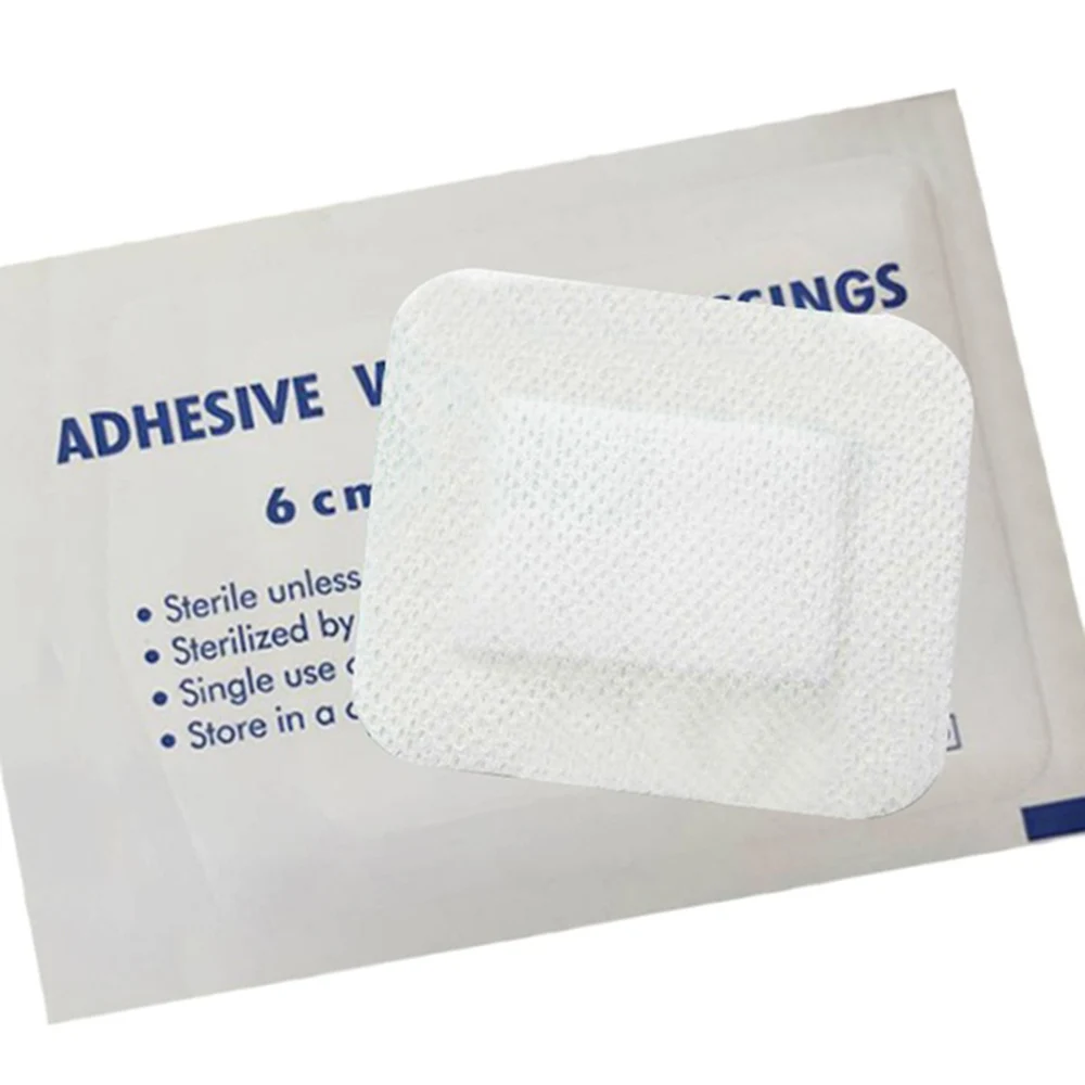 

10Pcs Adhesive Bandages Non-woven Waterproof Medical Bandage Fixation Tape Wound Dressing Bandage Pad Plasters Health Care