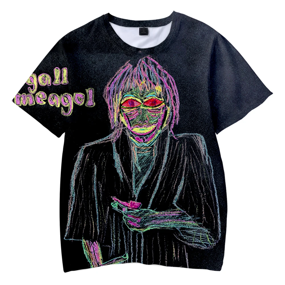 

Футболка Ty Segall для мужчин и женщин, 3D рубашка с круглым вырезом, короткий рукав, уличная одежда в стиле Харадзюку, американский певец, модная ...