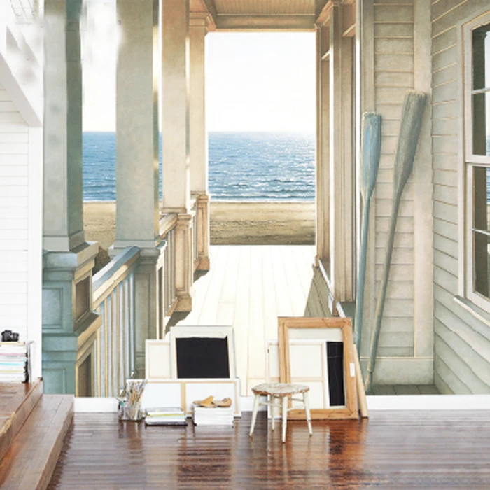 3D обои для гостиной спальни фона телевизора Настенные коридора раздвижные с