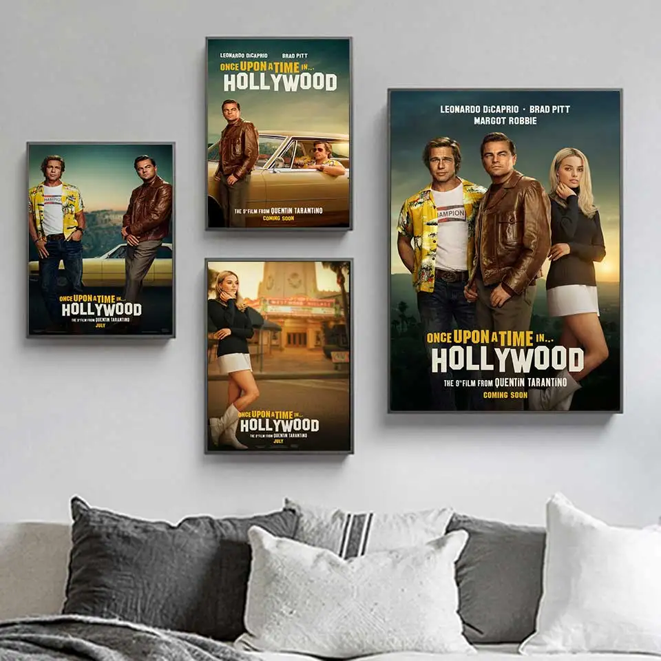 Постеры и принты Once Upon A Time In Hollywood художественная живопись Квентина Тарантино