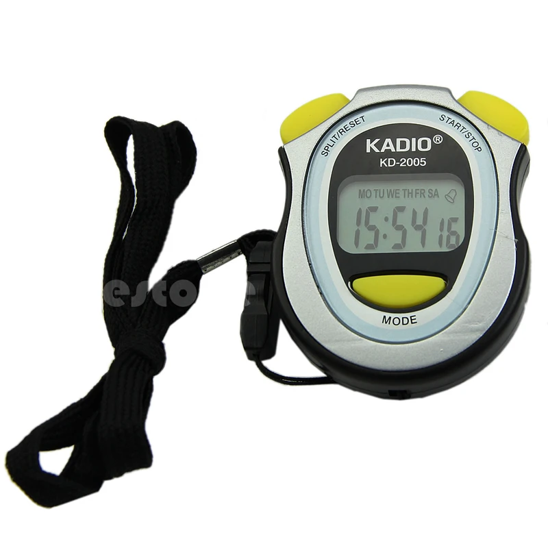 

New Handheld Digital LCD Sports Stopwatch Counter Timer Chronograph