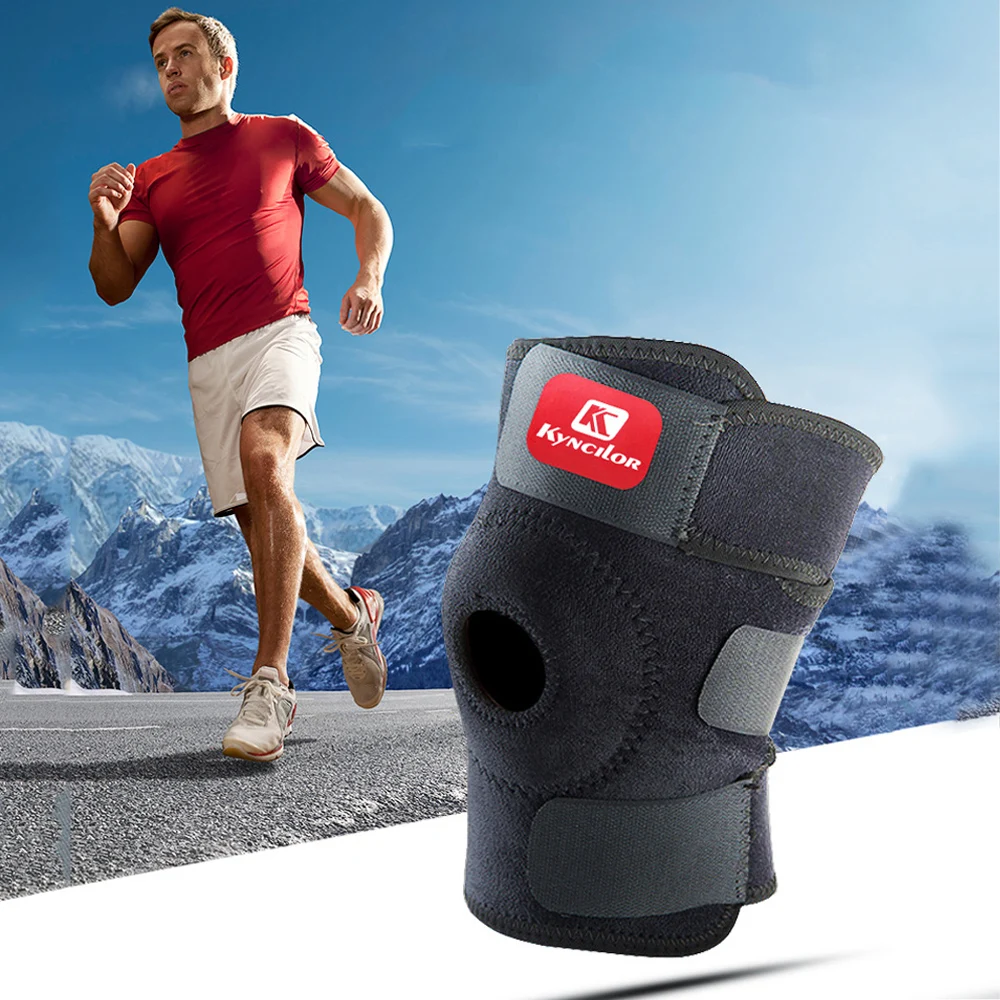 

1PC Elastic Knee Support Brace Kneepad Adjustable Knee Pads for Basketball