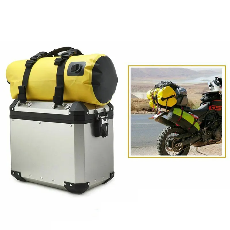 Сумка для мотоцикла DERI 30L водонепроницаемая сумка посылка из ПВХ дайвинга и