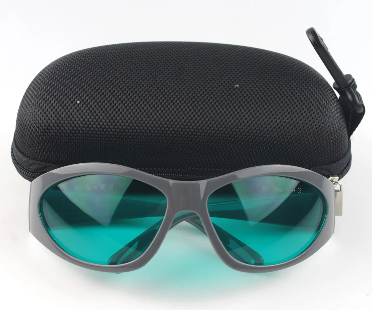 

LP-RHP-55 600nm-635nm-650nm 700nm OD4+ Red Laser Protective Eyewear Safety Glasses 55# CE