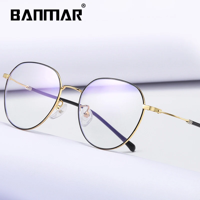 

BANMAR металлические очки с защитой от синего света для мужчин и женщин, мужские очки для мобильного компьютера, очки с защитой от сисветильник, очки с защитой от излучения