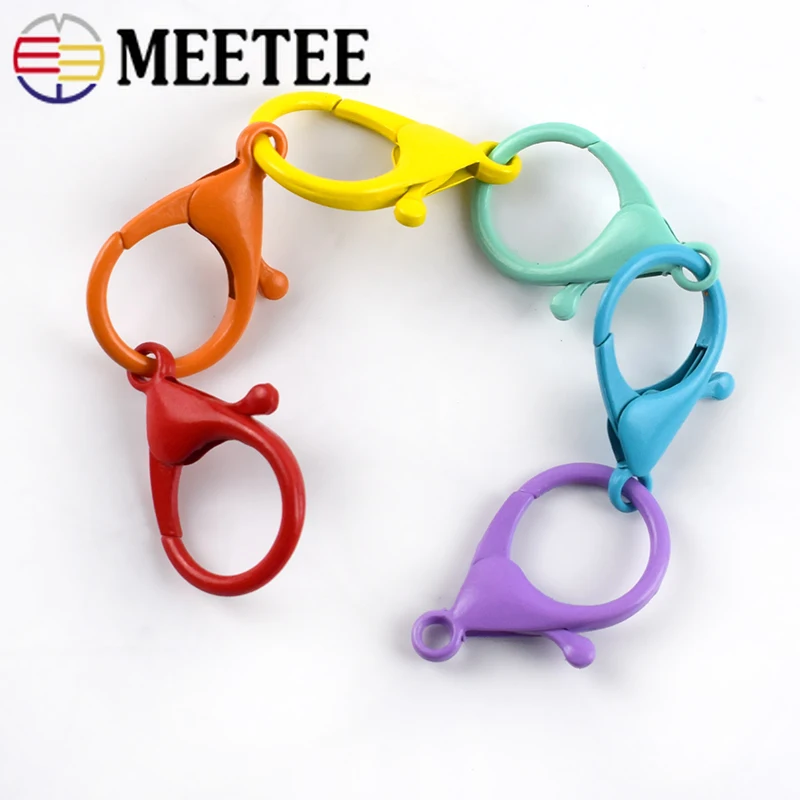 20/40 шт. 35 мм цветное кольцо с карабином пружинный крючок пряжка для ошейника