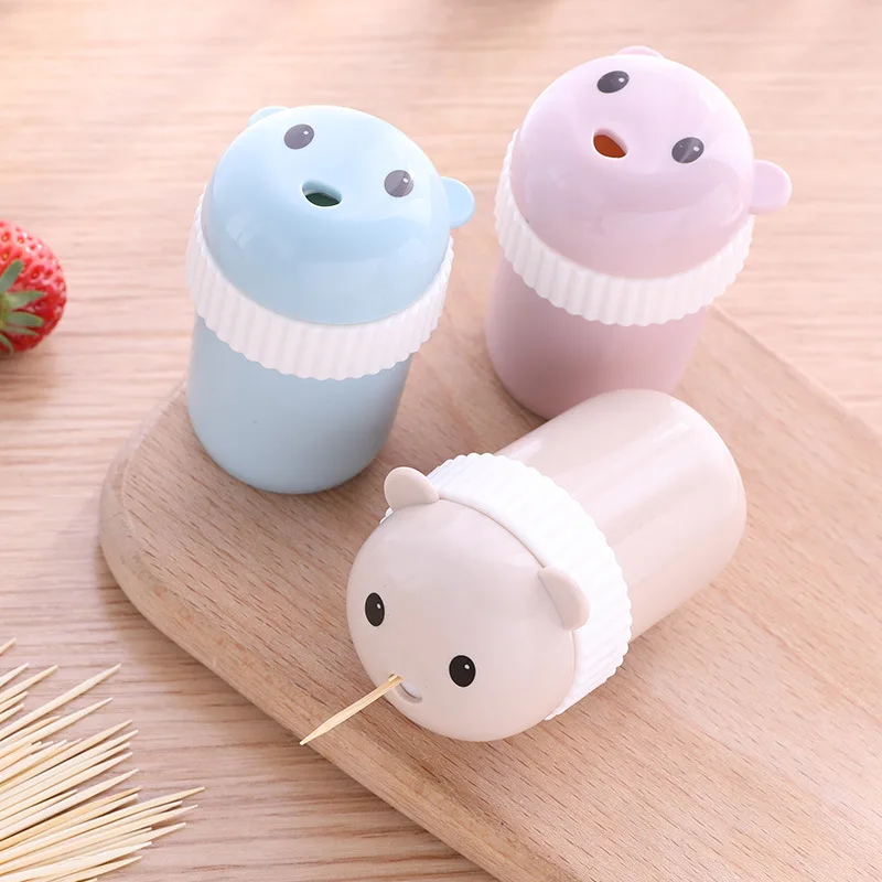 Портативная зубочистка держатель Контейнер креативный журнальный столик