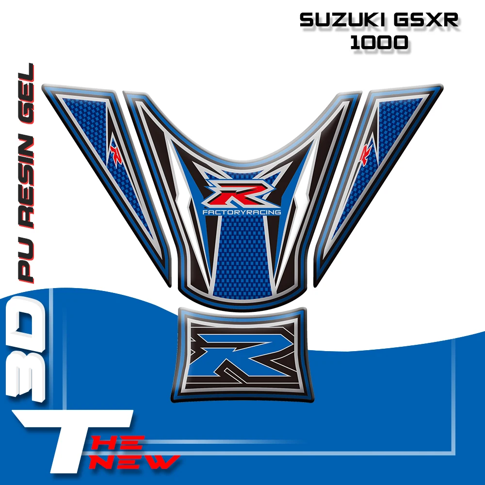 Резиновая Защитная Наклейка в виде рыбьей кости для Мотоцикла Suzuki GSXR 1000 2009 2015 10 11