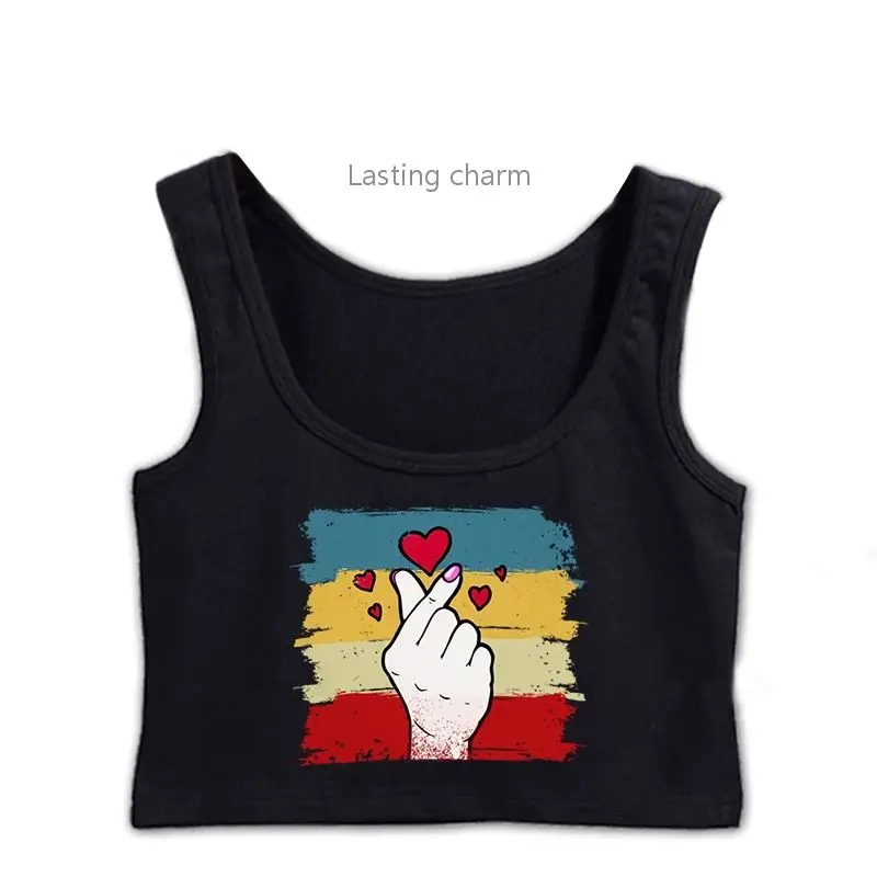 

Kpop Loverk Pop Girlk Pop короткий топ женский летний сексуальный топ с круглым вырезом