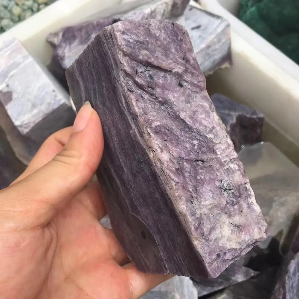 Натуральное сырье Charoite камень кварц кристалл необработанный лечебные