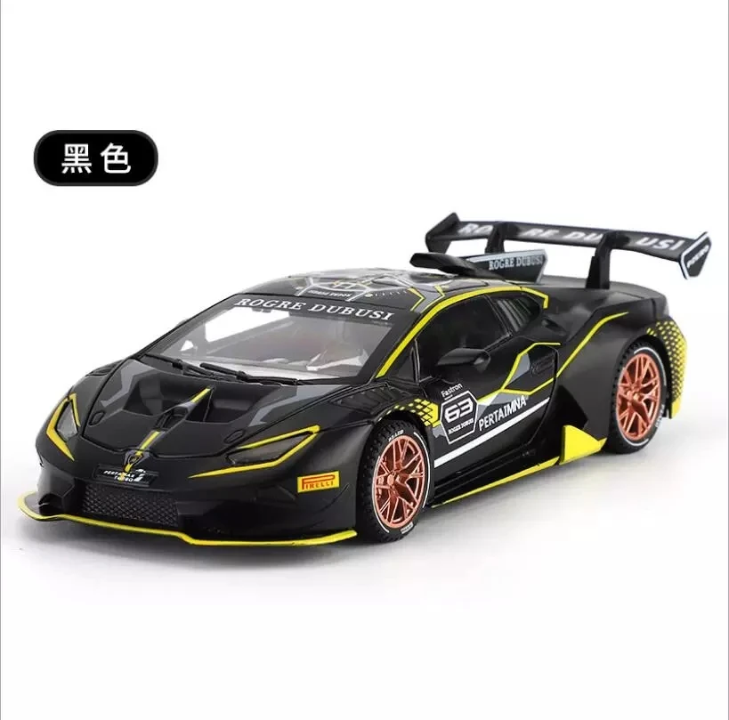 

1:32 Lambo Huracan Sports Car Alloy Simulation Car Model Sound And Light Pull Back Toy Car Gifts For Boys Collection Ornaments