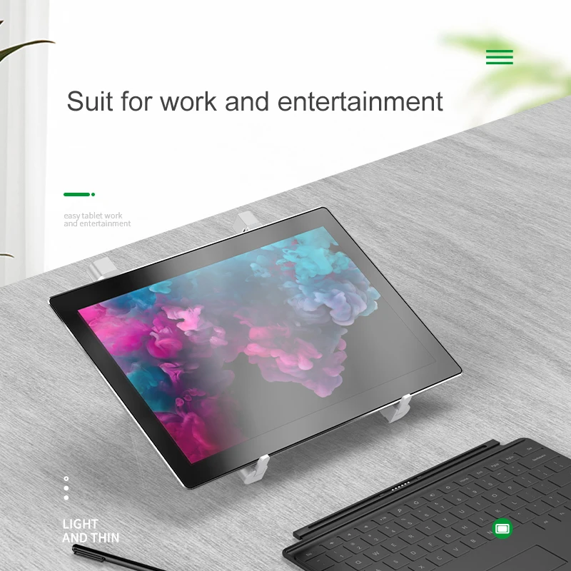 Магнитная Адсорбция Портативная подставка для ноутбука Угол