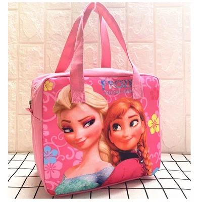 Disney мультфильм Минни ланч бокс сумка Повседневная ткань оксфорд хозяйственная сумка студенческий портативный Учебник Сумка книга мешок ланч замороженный - Цвет: 5