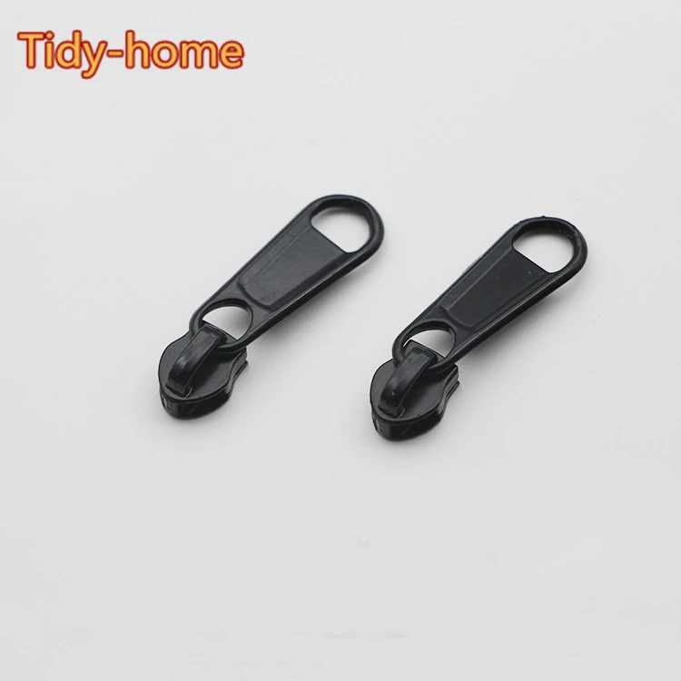 20 шт./лот утолщенные черные № 5 # нейлоновые слайдеры на молнии Съемник головка