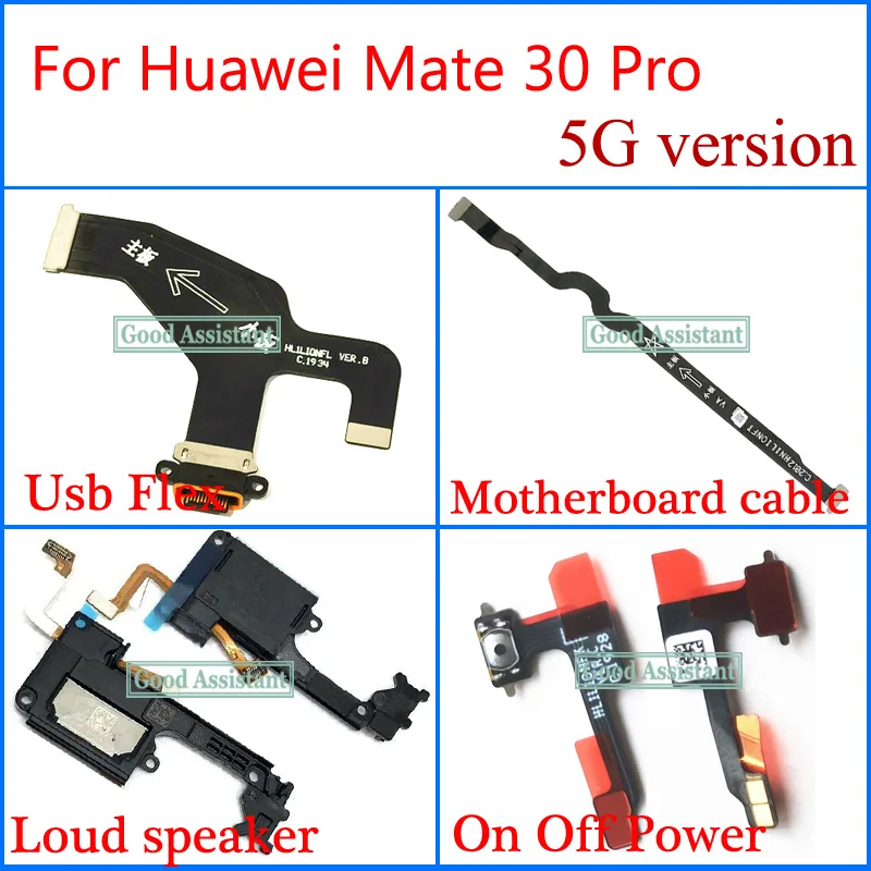 Гибкий Usb динамик для Huawei Mate 30 Pro 5G громкоговоритель ВКЛ./ВЫКЛ. громкость
