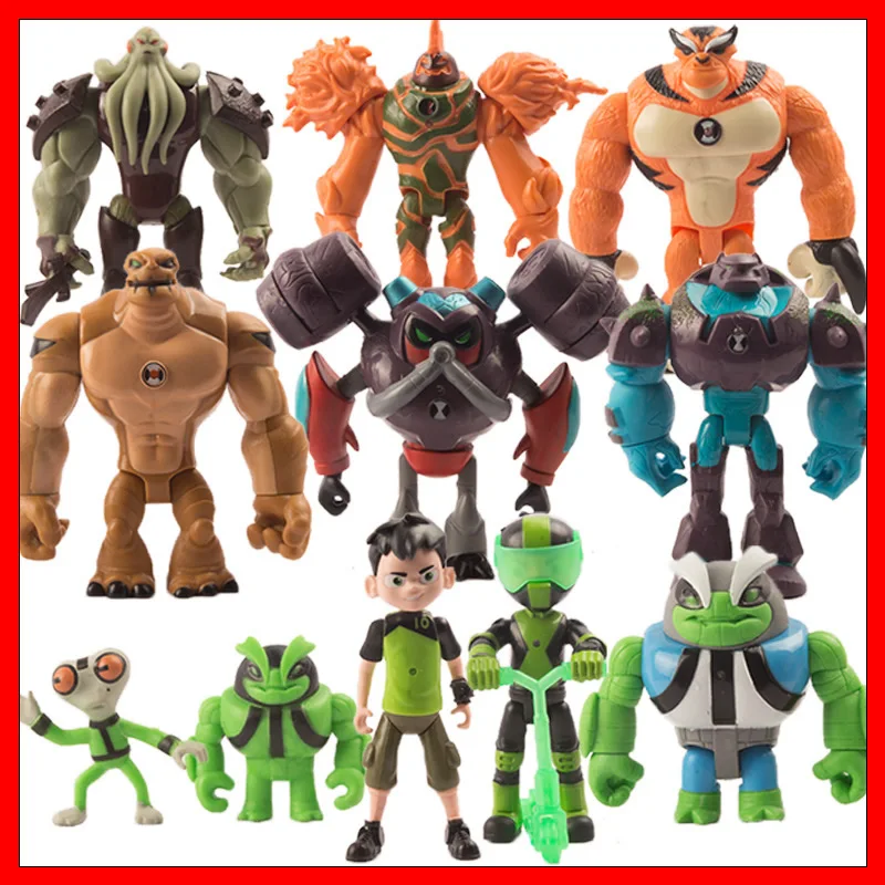 

Defenders of the Earth BEN10 Hand-Made Juvenile Hero Hacker Class Super Giant Deformation Cartoon Doll Cake Decoration Figure