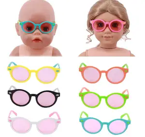 Новые милые очки подходят для 43 см для ухода за ребенком для мам, куклы для детей аксессуары Reborn