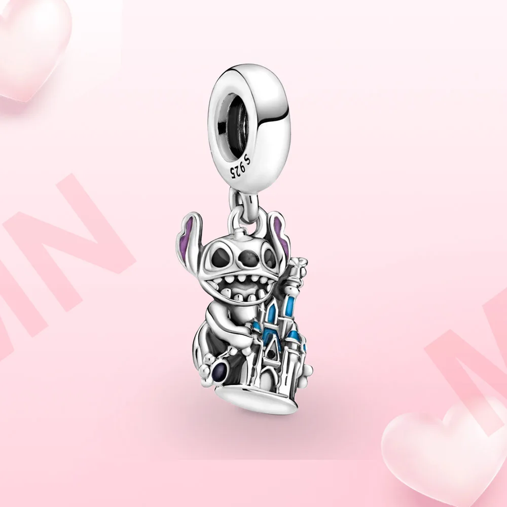 Новинка серебряные ювелирные изделия подвеска в виде ститча подходит для