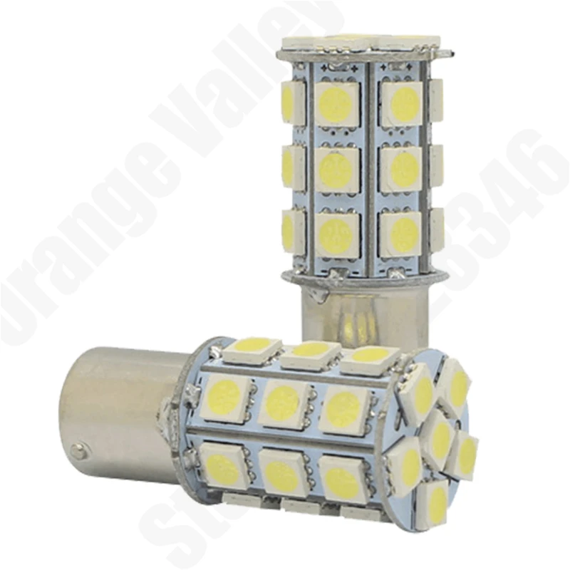 10 шт. 1157 BAY15D S25 P21W ba15s 1156 27 Светодиодный SMD 5050 автомобиль автомобильные задние фары