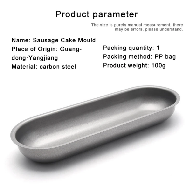

Carbon Steel Toast Mold Hot Dog Package Mold Non-stick Coating Baking Tools Kitchen Supplies