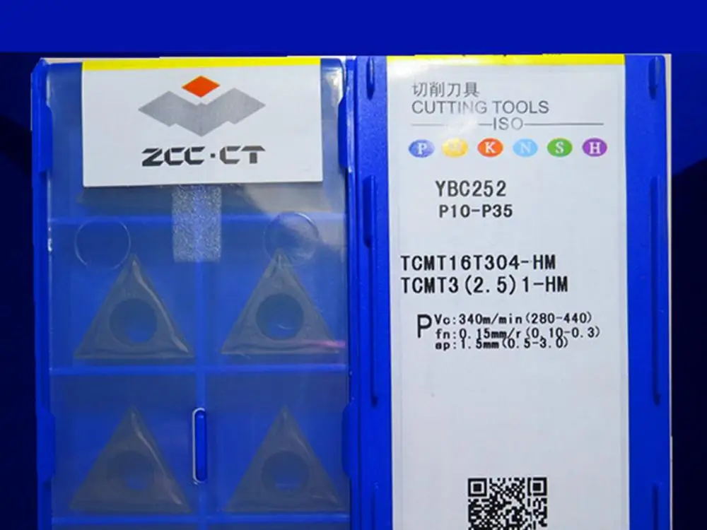 

TCMT16T304-HM YBC252 caribde inserts 10PCS