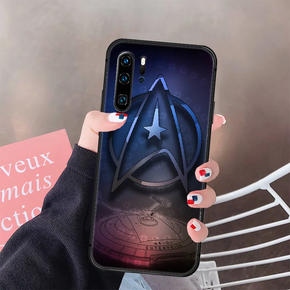 

Star Trek Colorful Rocket logo Phone Case Cover Hull For Huawei P8 P9 P10 P20 P30 P40 Lite Pro Plus Smart Z 2019 black Cell