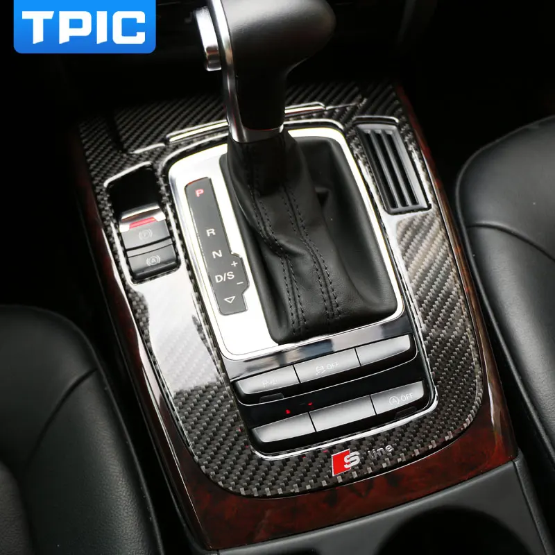 Автомобильный Стайлинг TPIC наклейка из углеродного волокна для Audi A4 A5 B8 2009-2015