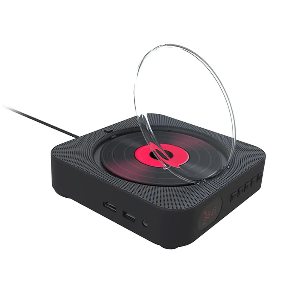 Портативный Bluetooth dvd-плеер настенный домашний аудио магнитофон с HDMI полным выходом для ТВ AV Bluetooth CD DVD все в одном плеере