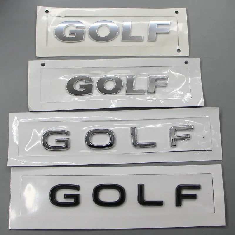 Apply to Golf 4 Golf 5 Golf 6 Golf 7 Golf 7.5 Golf 8 MK4  MK5 MK6 MK7.5 MK8 Trunk lettering Rear logo