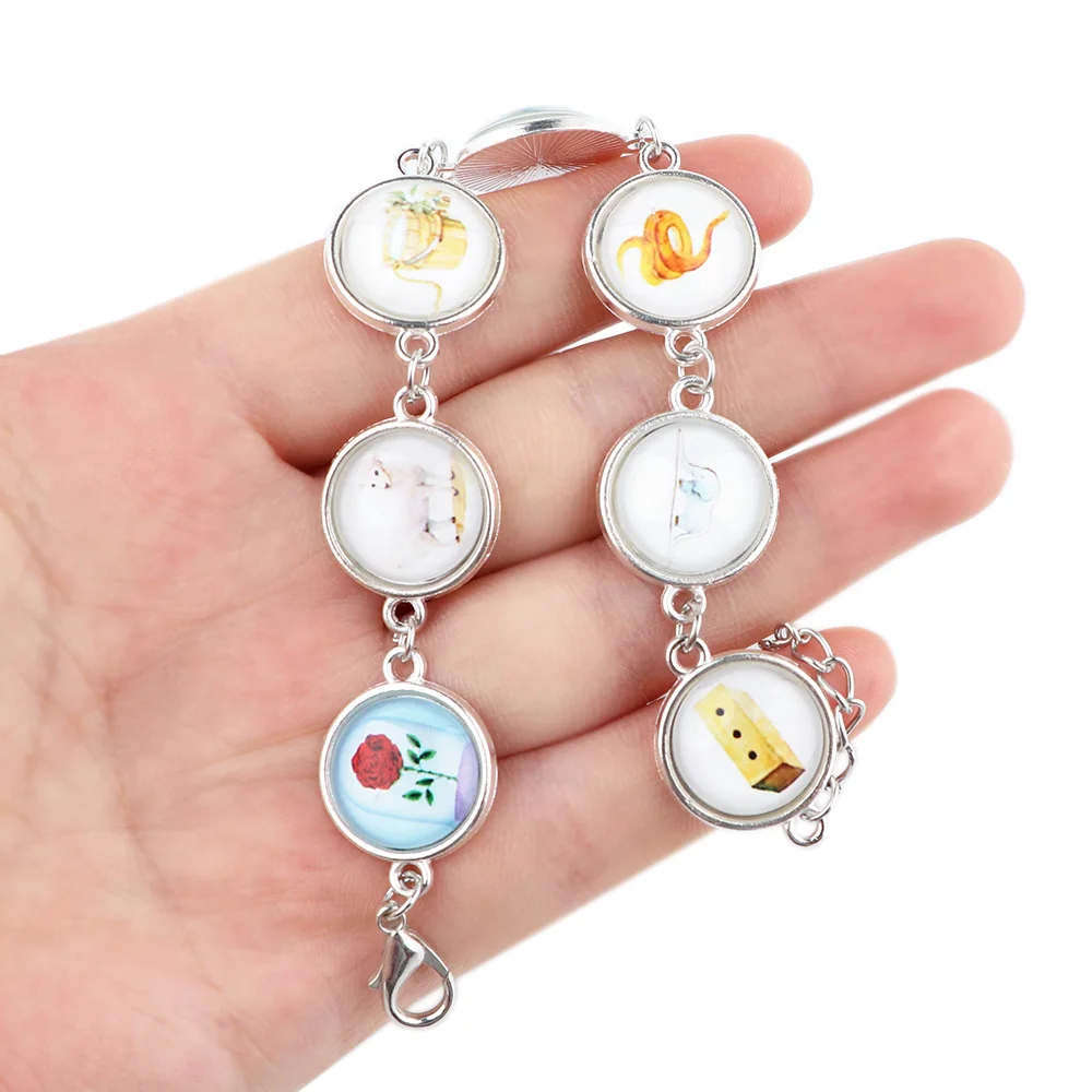 

BG956 Dongmanli The Little Prince and the Fox Cartoon Style Bracelet Charm Bracelet for Women Children Jewelry Gift