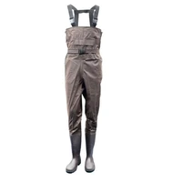 eu 38 47 men women fishing trousers boots waterproof anti wear jumpsuit quick drying wader hunting working wading pants shoes