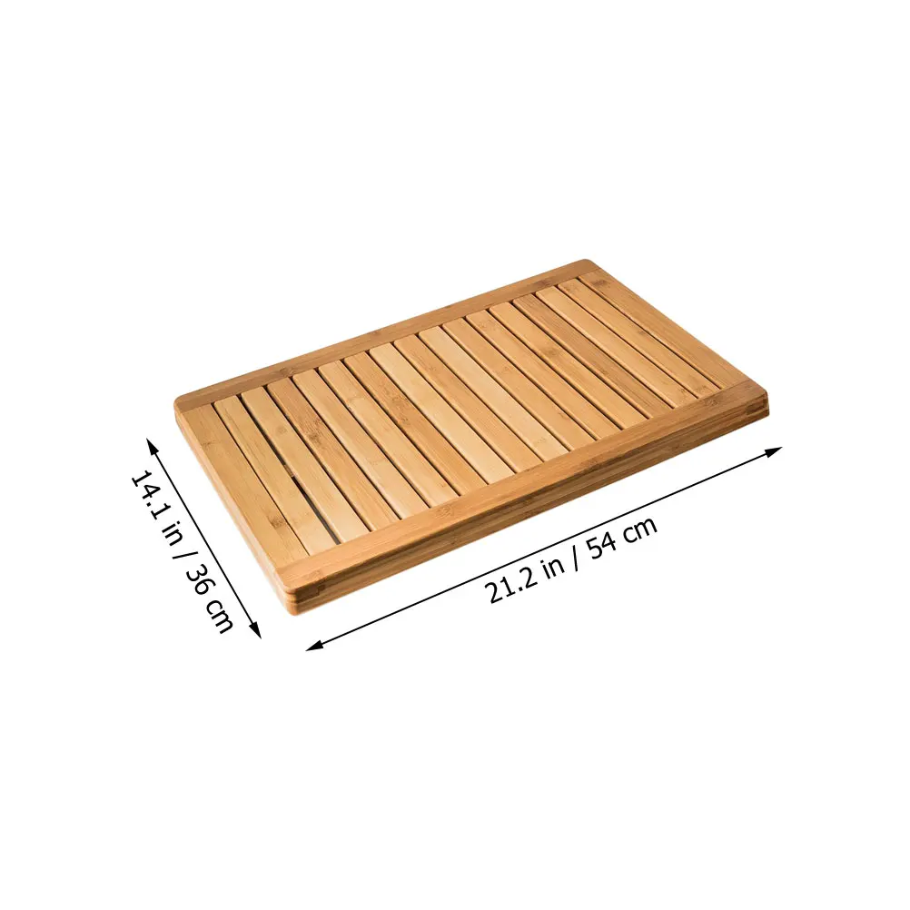 1pc bamboo bathroom heighten floor mat bamboo sauna bathroom floor mat free global shipping