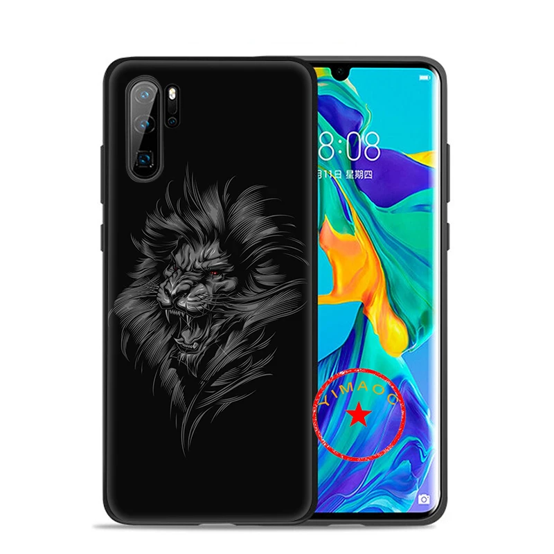 Tiger Lion Art Soft Silicone Case for Huawei Honor 10 9X 9 8 8X Lite 7X 7C 7A 6A Note |