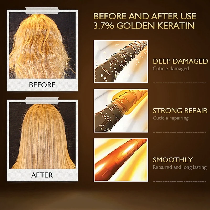 Firstsun Magical Keratin Hair Treatment Mask Effectively Repair Damaged Dry Nourish Care Restore Soft Conditioner | Красота и