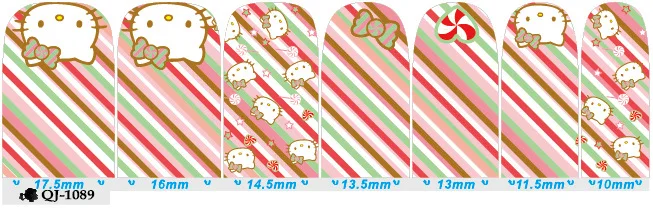 Beautome QJ Kitty DIY дизайнерский полный Чехол для дизайна ногтей Наклейка Дизайн Фольга
