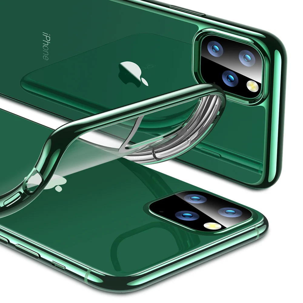 Чехол ESR для iPhone 11 Pro Max, мягкий чехол из ТПУ с рамкой для телефона iPhone 11 Pro, Роскошный ультра тонкий полный Чехол для iPhone 11