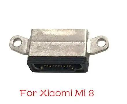 Mi 8 USB Jack Разъем для зарядки Порты и разъёмы для Xiaomi mi A1 A2 8 9 CC9E Max3 mi x 3 W красный mi Note 7 Pro Запасная часть - Цвет: Mi 8