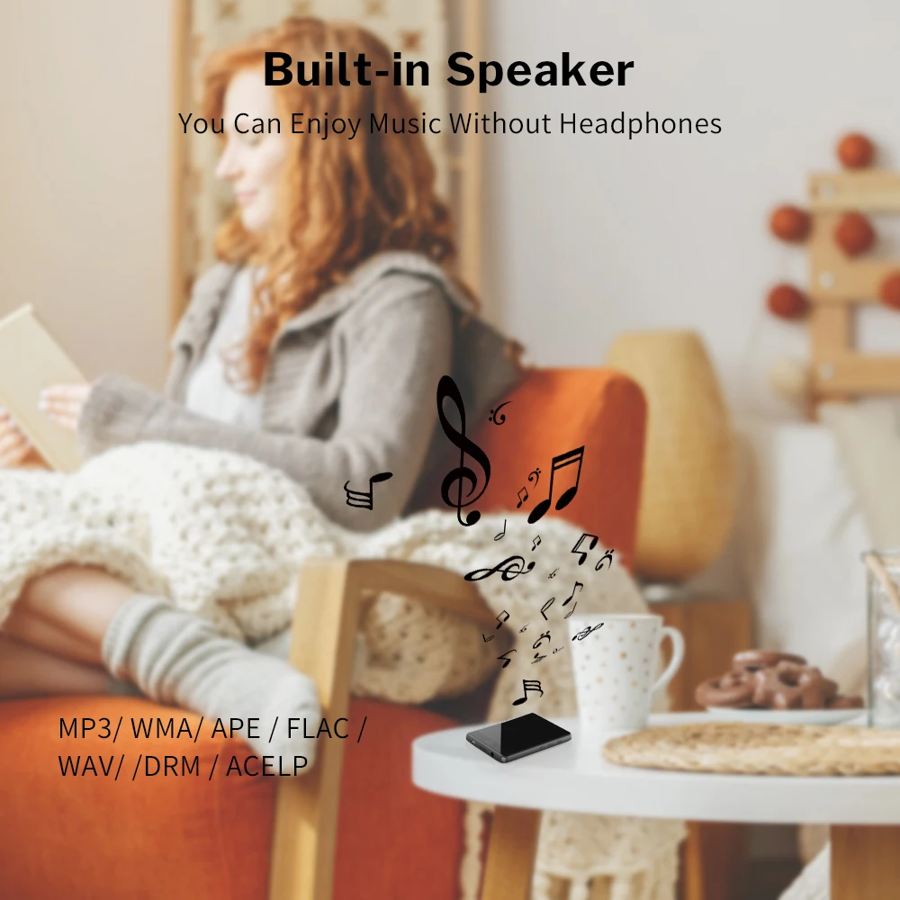 MP3 плеер Deelife Bluetooth 5 0 полный сенсорный экран портативный музыкальный Mp 3 Play с fm
