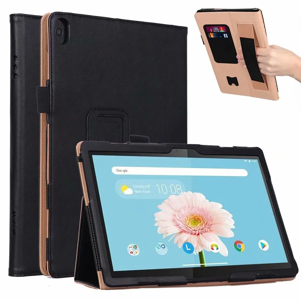 

Для lenovo m10 plus чехол смарт-чехол планшет ручной держатель чехол для планшета lenovo tab m10 plus tb-x606f tb-x606x чехол для планшета Funda + подставка для ручек
