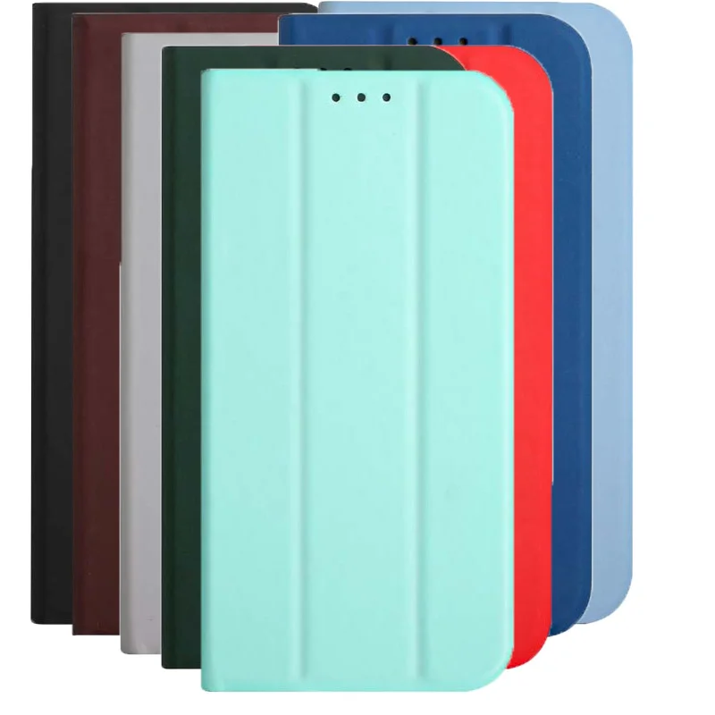 

Ultra Thin Leather Case for iPhone 13 12 Mini 11 Pro XS Max XR 8 7 6s 6 Plus SE 2020 Magnetic Shockproof Flip Soft Back Cover