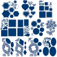 lace background set metal cutting dies for scrapbooking and cards making paper craft dies new 2019
